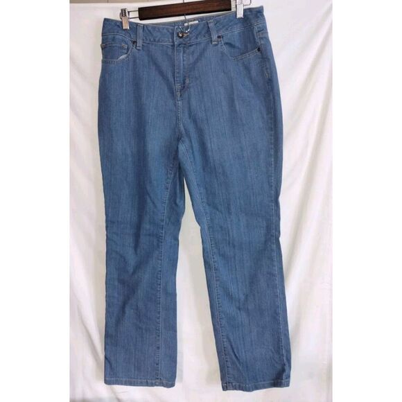 L.L. Bean Jeans Classic Fit Size 12 Petite - Picture 1 of 5